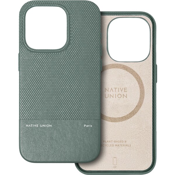 Pouzdro Native Union ReClassic Case Slate zelené iPhone 15 Pro Zelená