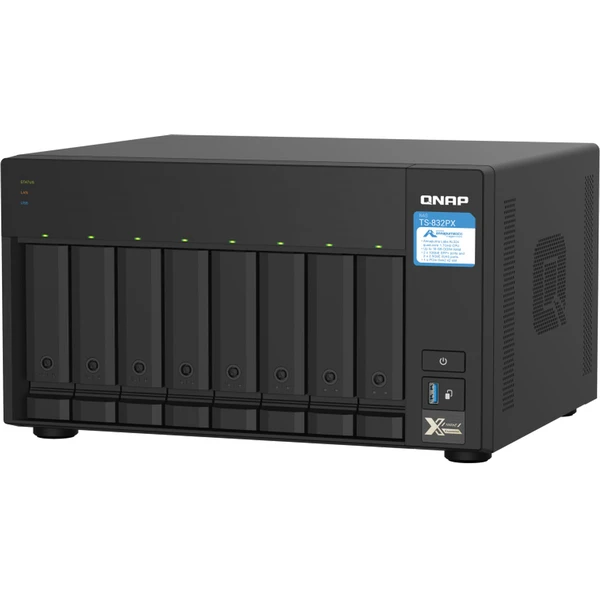 QNAP TS-832PX NAS server - NAS servery - Obrázek W1Y7000O01