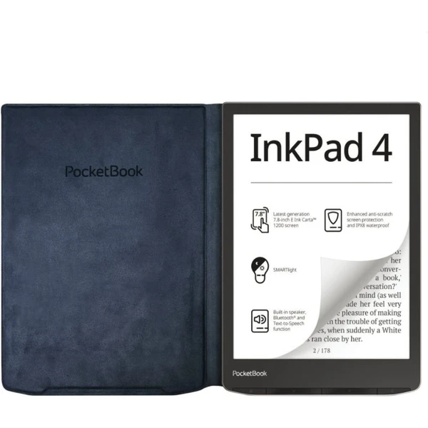 PocketBook Charge nabíjecí pouzdro pro čtečku tmavě modré - Pouzdra - Obrázek W267000701