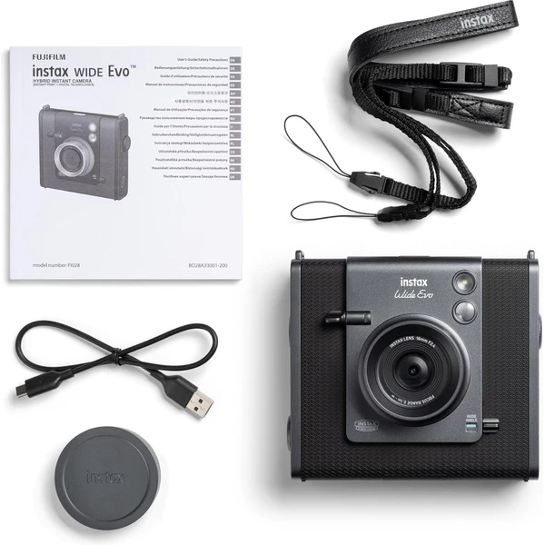 Fujifilm Instax Wide EVO černý - Fotoaparáty - Obrázek W29C000K01