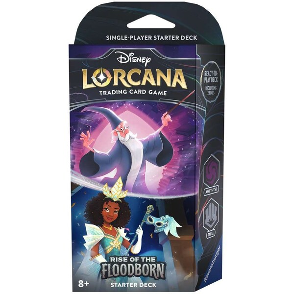 Disney Lorcana Rise of the Floodborn Starter Deck Merlin & Tiana