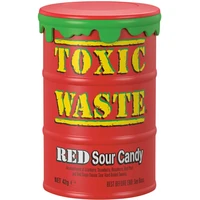 Kyselé bonbony Toxic Waste - Čevený soudek 42g - Cukrovinky