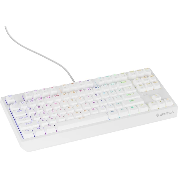 Genesis THOR 230 TKL RGB mechanická klávesnice bílá Outemu Brown - Klávesnice - Obrázek W2I5000O01