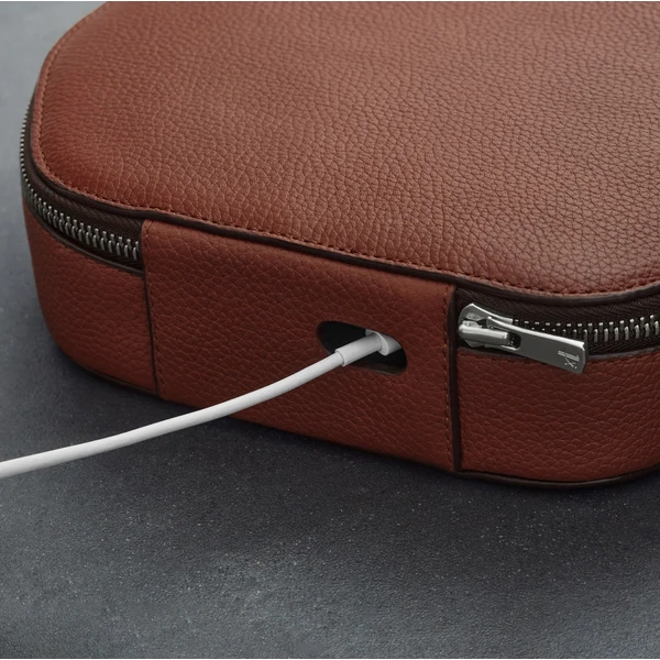 Woolnut Leather kožené pouzdro pro AirPods Max hnědé - Pouzdra - Obrázek W2KR100501