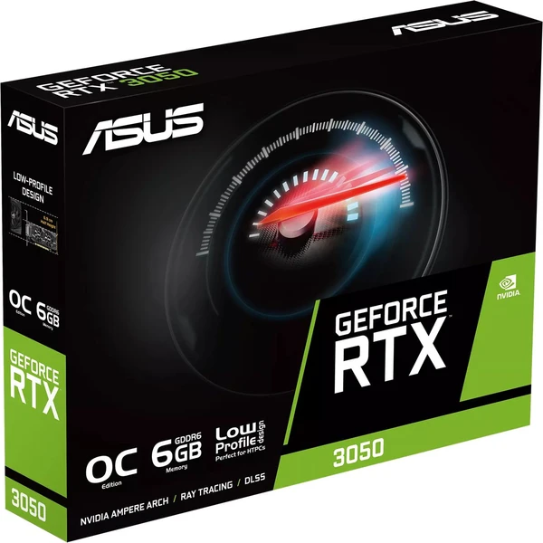 ASUS NVIDIA GeForce RTX 3050 LP BRK 6G - Grafické karty - Obrázek W316000J01