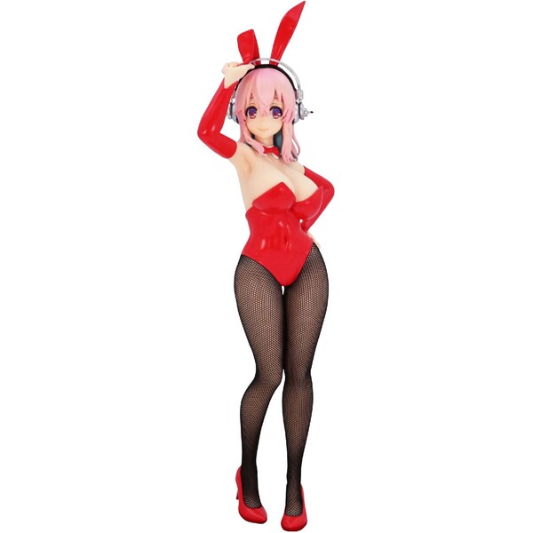Furyu Super Sonico BiCute Bunnies PVC Soška Red Color Ver. 30 cm