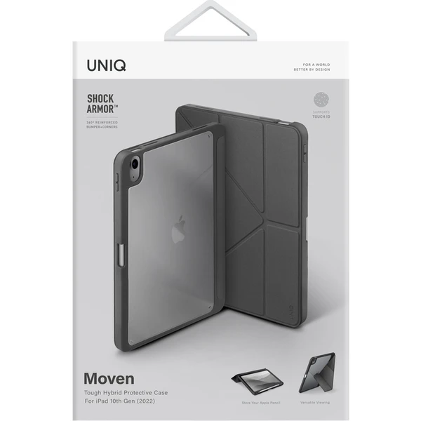 UNIQ Moven pouzdro iPad 10,9" (2022)/iPad 11" (2025) šedé - Pouzdra - Obrázek W38M300401