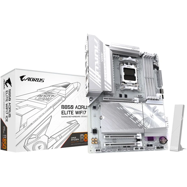 GIGABYTE B850 A ELITE WIFI7 ICE - Základní desky - Obrázek W3BB000O01