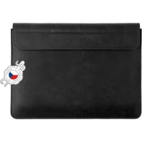FIXED Oxford kožené pouzdro MacBook Pro 14" černé - Pouzdra