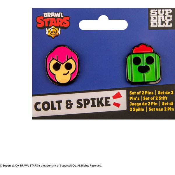 Set odznáčků Brawl Stars - Colt & Spike - Odznáčky a placky - Obrázek W3PN000K01