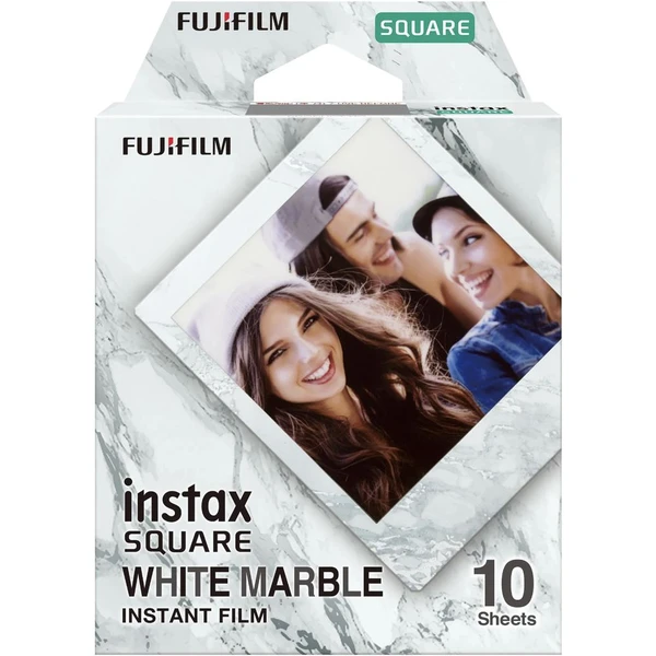Fujifilm Instax Square White Marble film (10 ks) - Filmy pro instantní fotoaparáty - Obrázek W3Z6000O01