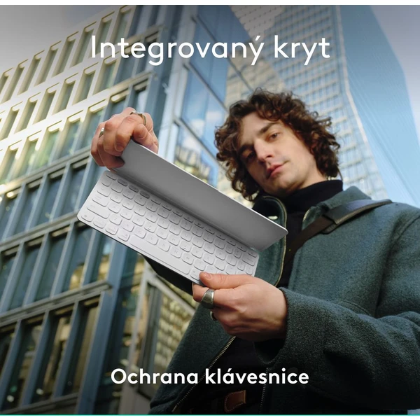 Logitech Keys to go 2 bezdrátová US klávesnice šedá - Klávesnice - Obrázek W445000J01
