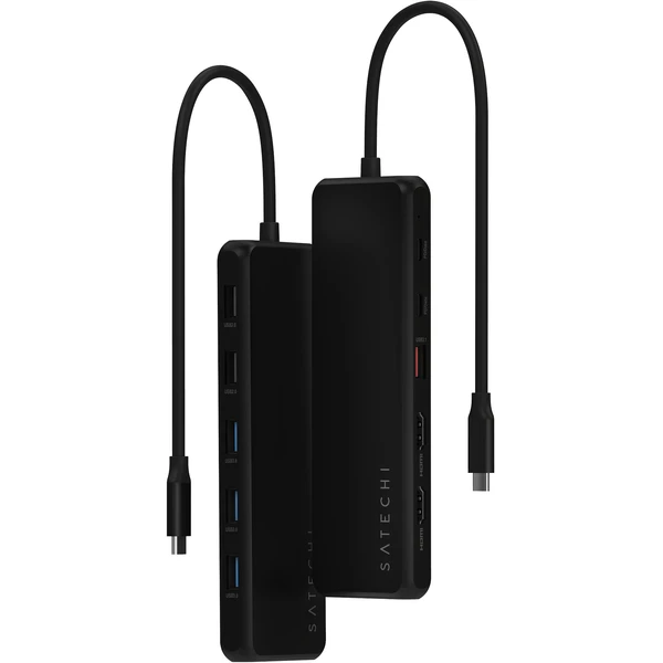 Satechi 13v1 USB-C adaptér s displejovým multiportem černý - USB huby - Obrázek W4BF000O01
