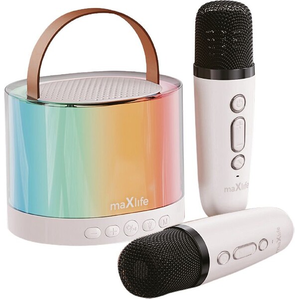 Bluetooth karaoke set Maxlife MXKS-200 bílý Bílá