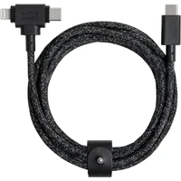 Native Union Belt Universal Cable (USB-C – Lighting/USB-C) 1,5 m, cosmos - Kabely a redukce
