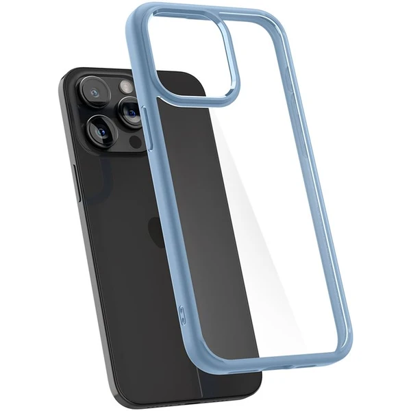 Spigen Crystal Hybrid kryt iPhone 15 Pro Max modrý - Pouzdra - Obrázek W4Z8000601
