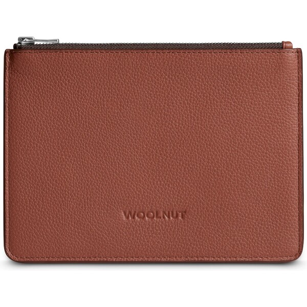 Woolnut Leather Pouch (Flat) kožené pouzdro hnědé