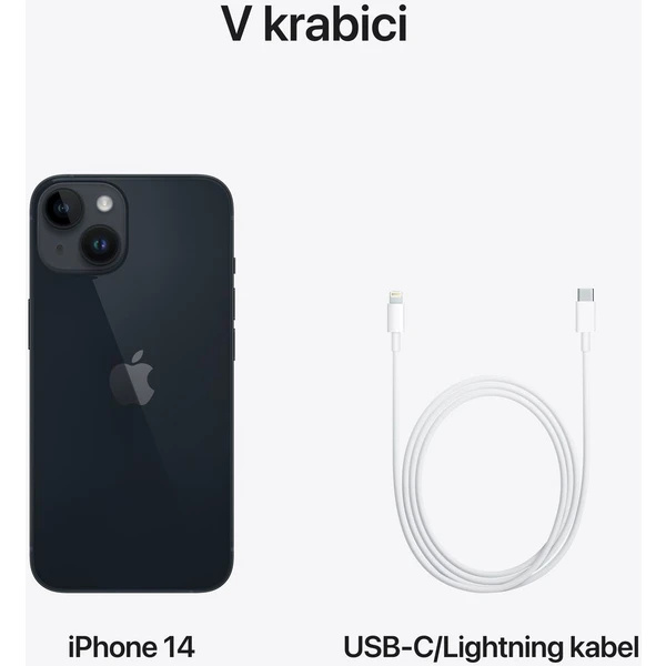 Apple iPhone 14 512GB temně inkoustový - Mobilní telefony - Obrázek W5LG300401