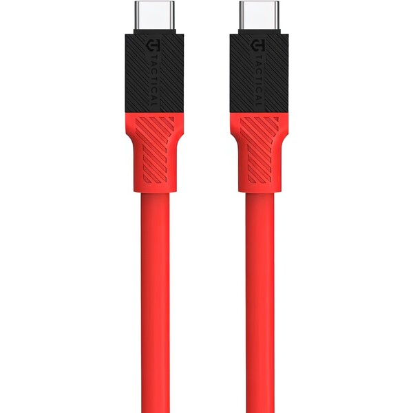Tactical Fat Man kabel USB-C/USB-C (1m) červený