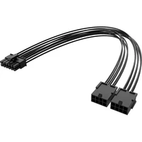 Akasa - PCIe 12-Pin na Dual 8-Pin adaptér - Kabely a redukce