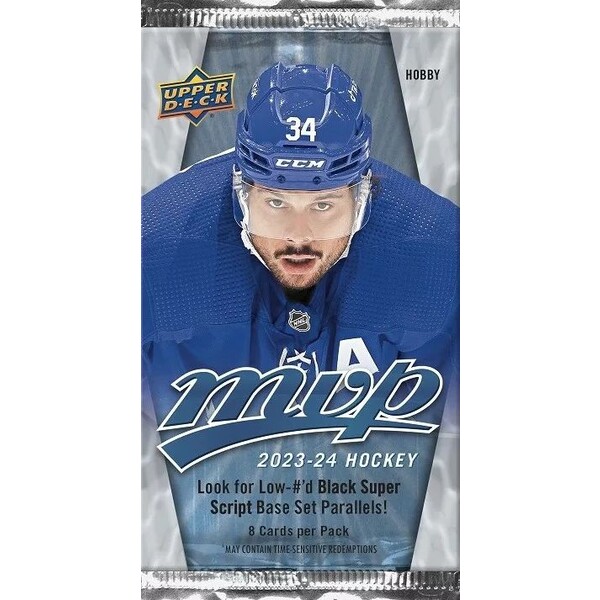 Hokejové karty Upper Deck - 23-24 UD MVP Hockey Hobby Balíček