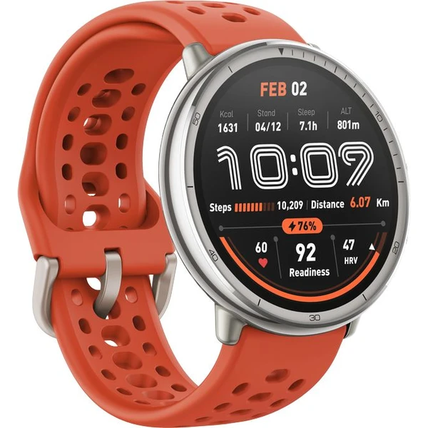 Amazfit Active 2 NFC kožené chytré hodinky černé (Další) - Chytré hodinky - Obrázek W6IC000O01