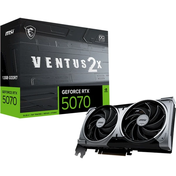 MSI NVIDIA GeForce RTX 5070 12G VENTUS 2X OC - Grafické karty - Obrázek W6MD000J01