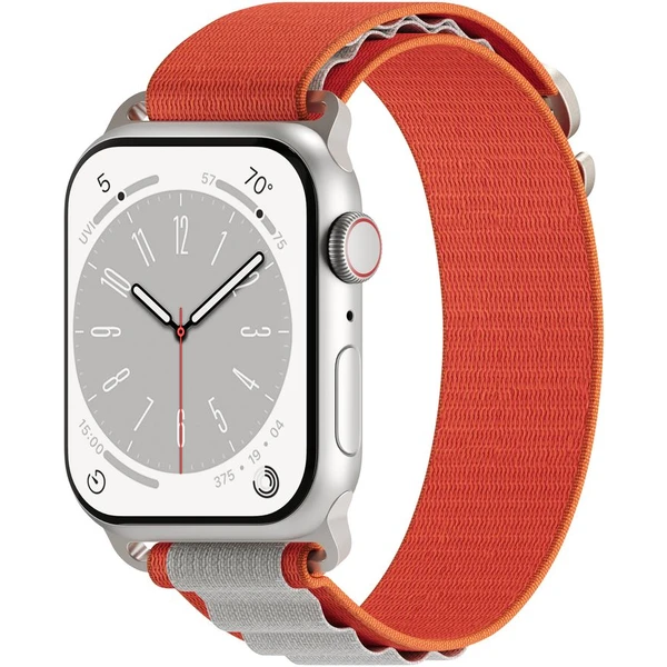 Next One Adventure Loop řemínek Apple Watch 38/40/41mm oranžový/šedý - Řemínky - Obrázek W6O4000601