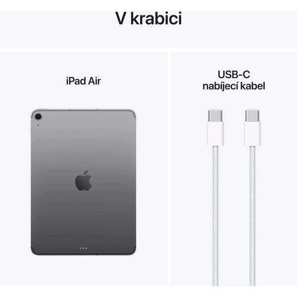 Apple iPad Air 11" 256GB Wi-Fi + Cellular vesmírně šedý (2025) (Kategorie A) - Tablety - Obrázek W6RC000K01