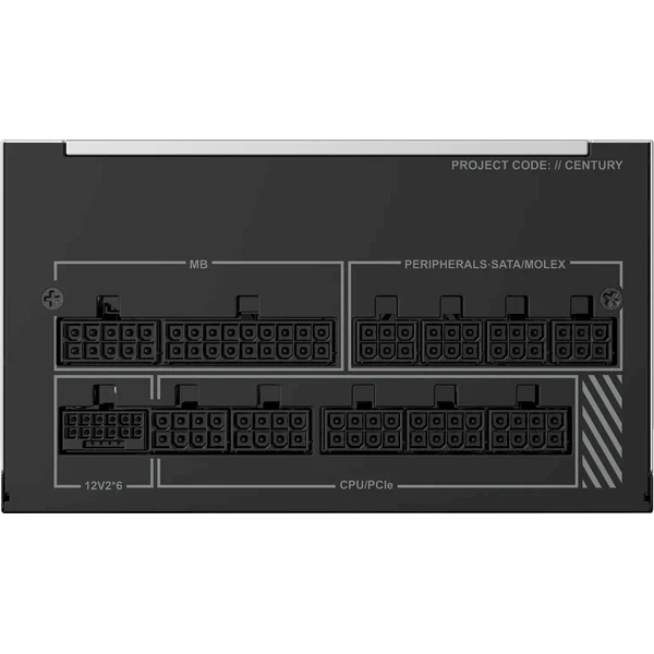 Montech CENTURY II 1200W - Zdroje - Obrázek W6YL000K01