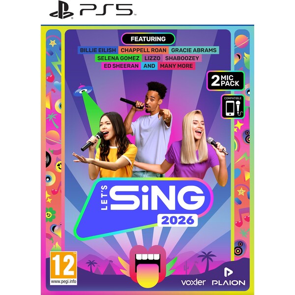 Let’s Sing 2026 + 2 mikrofony