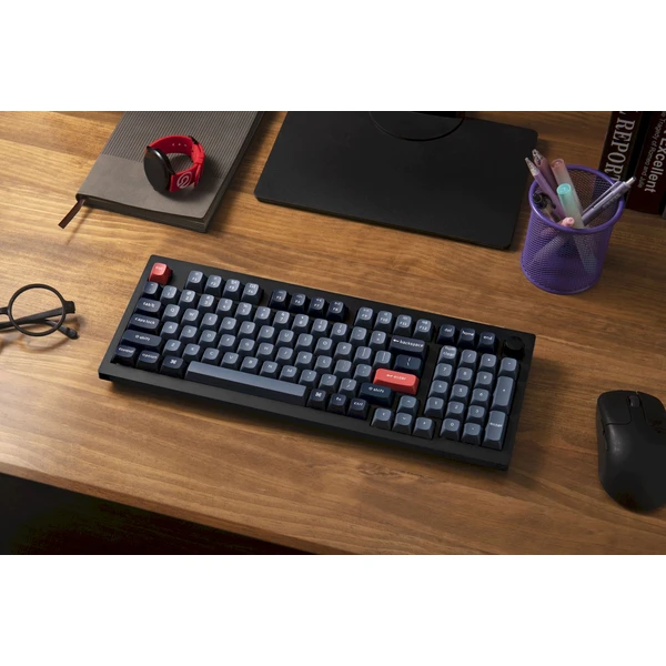 Keychron V5 Max herní klávesnice (US) (Gateron Jupiter Banana switch) černá - Klávesnice - Obrázek W78F000J01