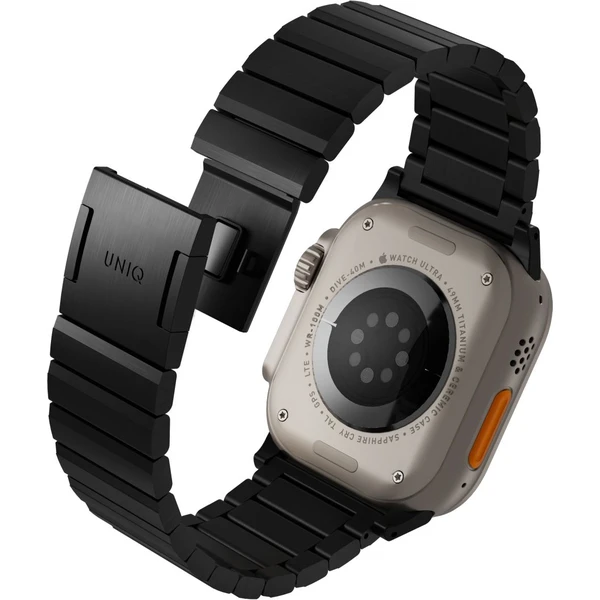 UNIQ Strova Mag ocelový řemínek pro Apple Watch 49/46/45/44/42mm černý - Řemínky - Obrázek W7O4000J01