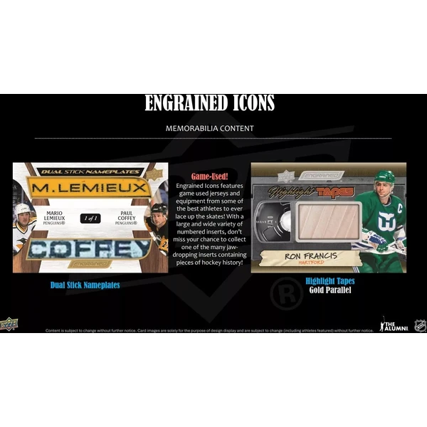 Hokejové karty 2024-25 Upper Deck Engrained Icons Hockey Hobby Box - Hokejové karty - Obrázek W86R000K01