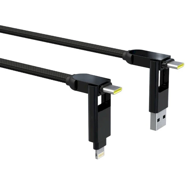 Rolling Square inCharge XL 6v1 napájecí kabel 100W 3m černý - Kabely a redukce - Obrázek W88K000K01