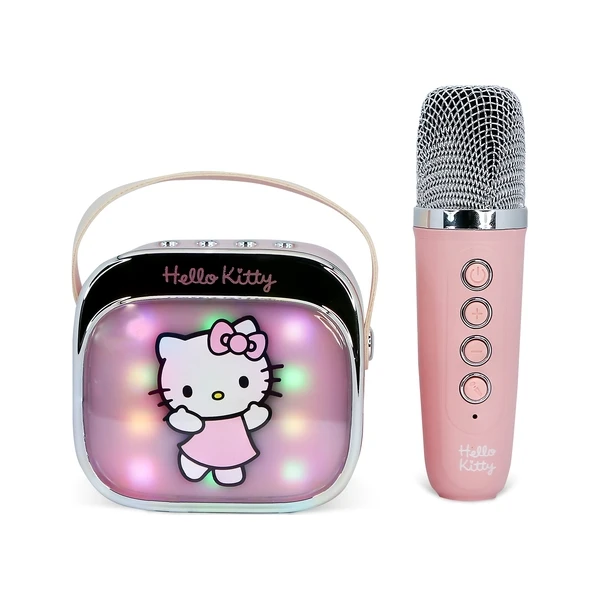 LED Karaoke reproduktor s mikrofonem OTL - Hello Kitty PopSing  - Mikrofony - Obrázek W89L000K01