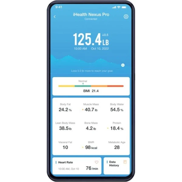 iHealth Nexus Pro chytrá váha černá - Chytré váhy - Obrázek W8HB000L01