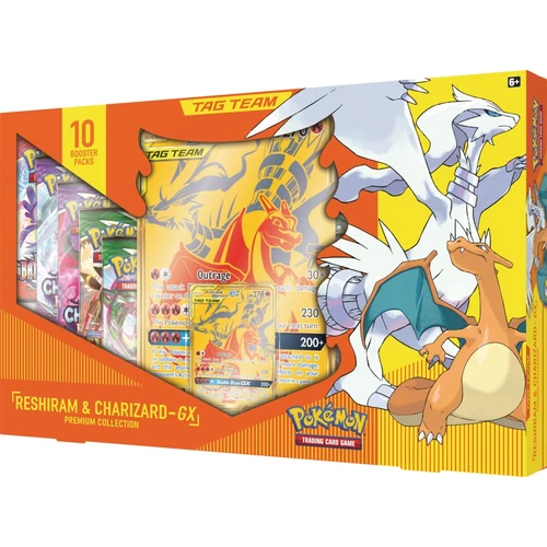 Pokémon Tcg Reshiram And Charizard Gx Premium Box Exclusive