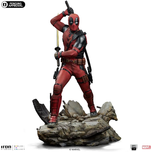 Socha Iron Studios Legacy Replica 1/4 Deadpool & Wolverine - Deadpool - Sochy a sošky - Obrázek W8M7000J01