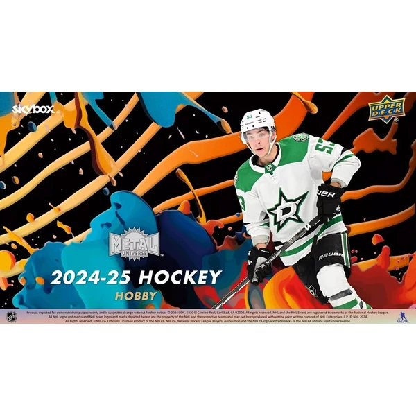 Hokejové karty 2024-25 Upper Deck Skybox Metal Universe Hockey Hobby Balíček - Hokejové karty - Obrázek W8YE000O01