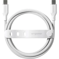 PanzerGlass USB-C/USB-C napájecí kabel 240W 2m bílý - Kabely a redukce