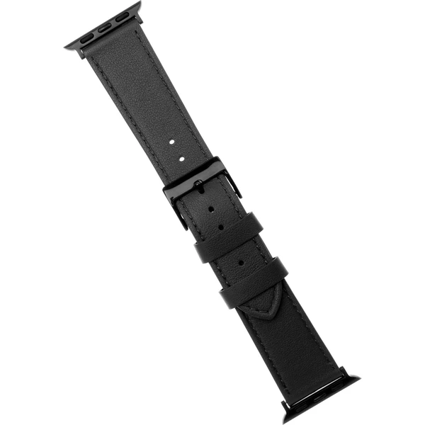 FIXED Leather Strap kožený řemínek pro Apple Watch 38/40/41 mm černý - Řemínky - Obrázek W95E300401
