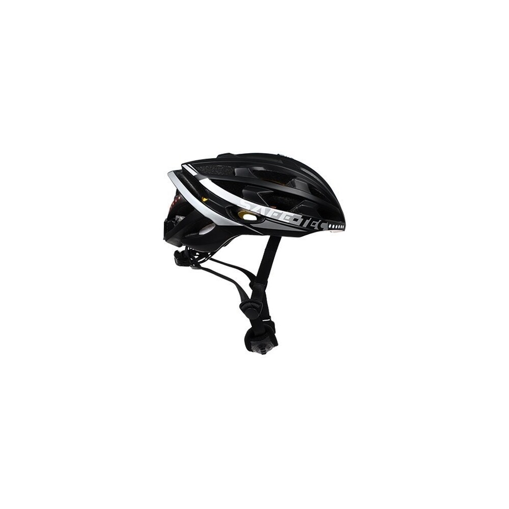 Safe-Tec TYR 3 chytrá helma na kolo XL (61cm - 63cm) černá-stříbrná