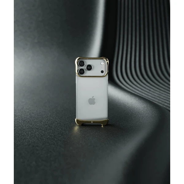 Arc Pulse hliníkový ochranný rám iPhone 17 Pro zlatý - Pouzdra - Obrázek W9DJ000K01