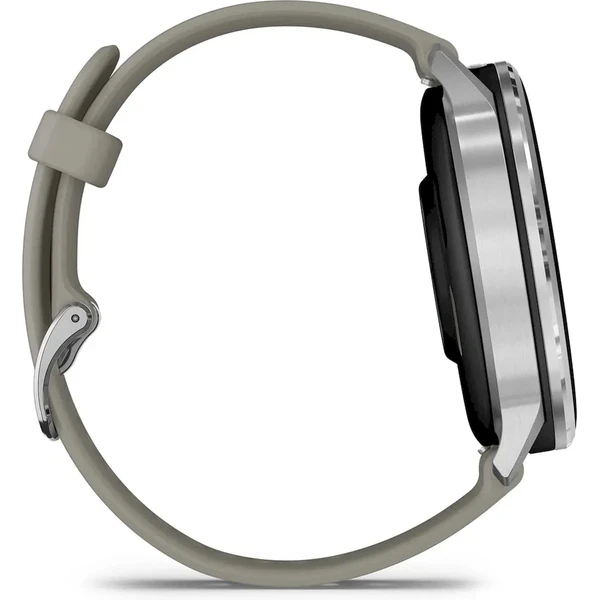 Garmin Venu 4 (45 mm) Stříbrná / Silver Gray silikonový řemínek - Chytré hodinky - Obrázek W9TI000K01