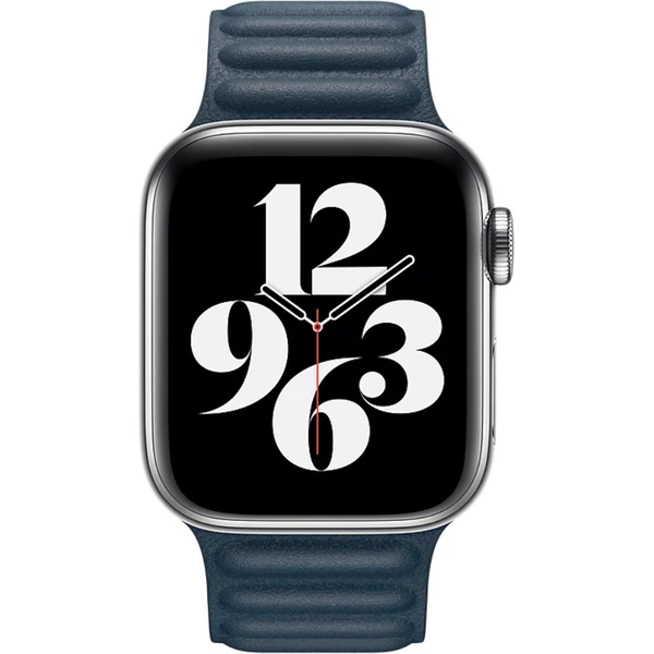Apple Watch kožený tah 40/38mm S/M baltsky modrý - Řemínky - Obrázek WA4V400301
