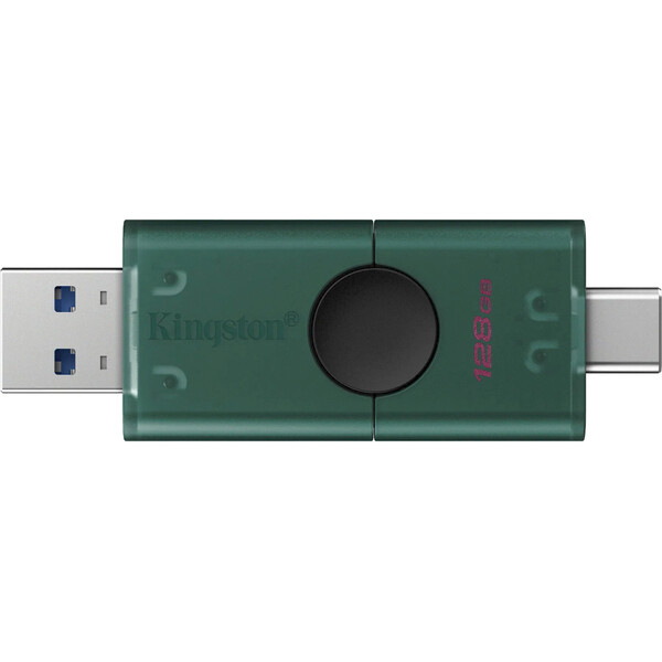 Kingston 128GB USB 3.2 Gen 1 DataTraveler Duo G2 DTDEG2/128GB Zelená