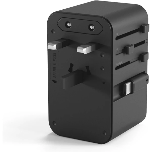 Epico UltraBoost GaN 70W univerzální cestovní adaptér EU70 titanový - Nabíječky - Obrázek WADE000L01