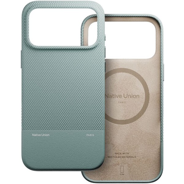 Native Union (RE)Classic MagSafe kryt z recyklovaného materiálu iPhone 17 Pro Max slate green