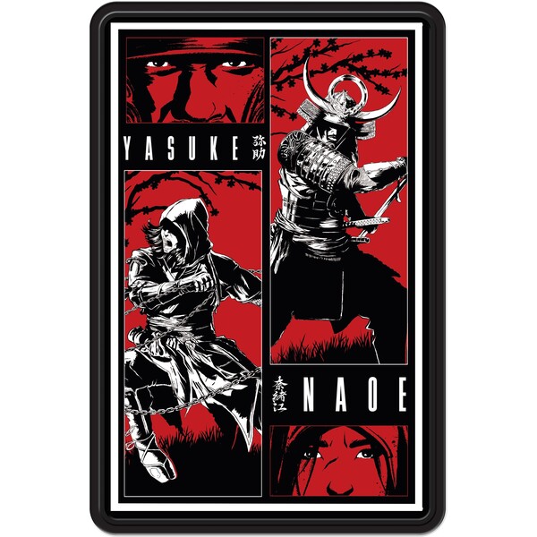 Kovová cedule Assassin's Creed Shadows – Manga